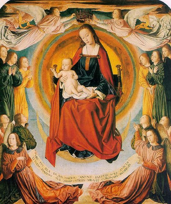 Jean Hey The Virgin in Glory Surrounded by Angels